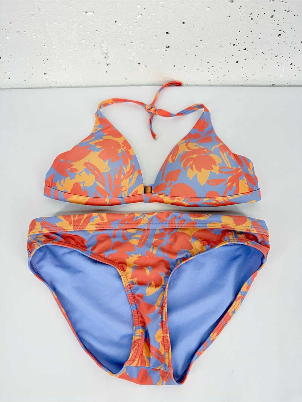 PrAna Size XS Pink Peach Lavender 2 Piece Bikini Set